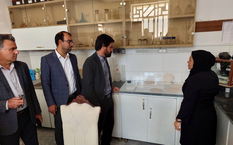 بازدید علمی از کارخانه آریا گچ پلدختر (8)