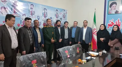 نشست جامعه دانشگاهیان با فرمانده ناحیه مقاومت بسیج پلدختر (1)